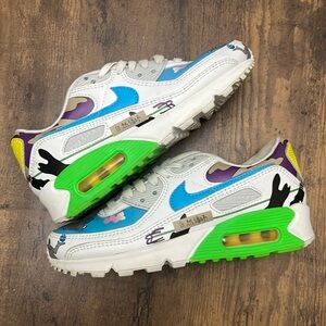 Nike Air.max 90 Flyleather 4Y=Women’s 5.5. Pre owned /no box